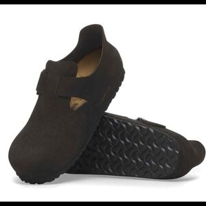 Birkenstock Black Leather Shoes